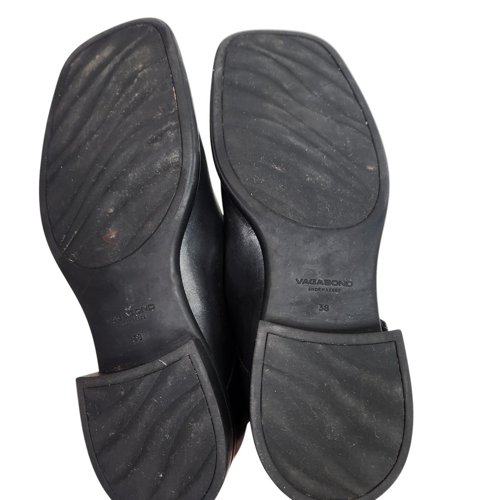VAGABOND Shoemakers Brittie Shoes Womens 8 38 Black Leather Mary Jane Flats - Picture 7 of 12
